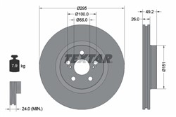 Bremžu disks TEXTAR 92135603 (pārdošanas vienība - 1 gab.)_2