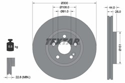 Brake disc 92151503