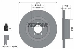 Bremžu disks TEXTAR 92155203 (pārdošanas vienība - 1 gab.)_2