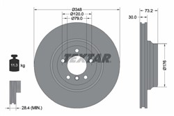 Bremžu disks TEXTAR 92155303 (pārdošanas vienība - 1 gab.)_0