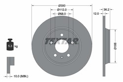 Bremžu disks TEXTAR 92160103 (pārdošanas vienība - 1 gab.)_2