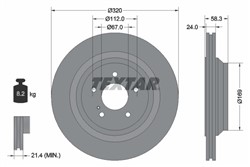 Bremžu disks TEXTAR 92160705 (pārdošanas vienība - 1 gab.)_0