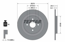 Bremžu disks TEXTAR 92161903 (pārdošanas vienība - 1 gab.)_2