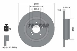 Bremžu disks TEXTAR 92163303 (pārdošanas vienība - 1 gab.)_2