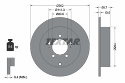 Bremžu disks TEXTAR 92167003 (pārdošanas vienība - 1 gab.)_2