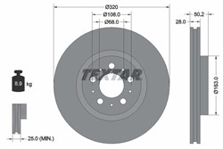 Bremžu disks TEXTAR 92178203 (pārdošanas vienība - 1 gab.)_0