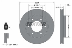 Brake disc 92180205