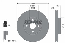 Bremžu disks TEXTAR 92180303 (pārdošanas vienība - 1 gab.)_0