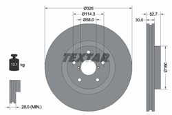 Тормозной диск TEXTAR 92194303_0