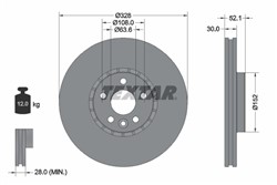 Bremžu disks TEXTAR 92196305 (pārdošanas vienība - 1 gab.)_0