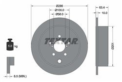 Bremžu disks TEXTAR 92200000 (pārdošanas vienība - 1 gab.)_0