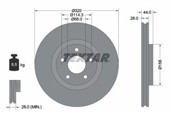Bremžu disks TEXTAR 92222003 (pārdošanas vienība - 1 gab.)_0