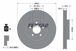 Bremžu disks TEXTAR 92229303 (pārdošanas vienība - 1 gab.)_2