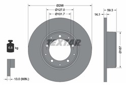 Bremžu disks TEXTAR 92230503 (pārdošanas vienība - 1 gab.)