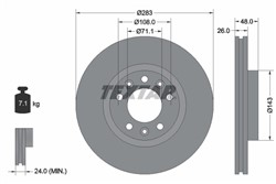 Bremžu disks TEXTAR 92232503 (pārdošanas vienība - 1 gab.)_2