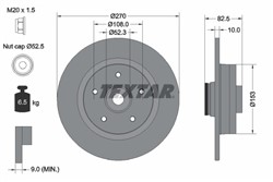 Bremžu disks ar gultni TEXTAR 92237203 (pārdošanas vienība - 1 gab.)_0