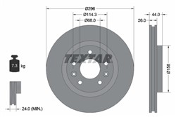 Bremžu disks TEXTAR 92274203 (pārdošanas vienība - 1 gab.)_0