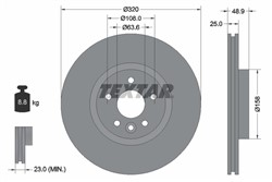 Bremžu disks TEXTAR 92282103 (pārdošanas vienība - 1 gab.)_0