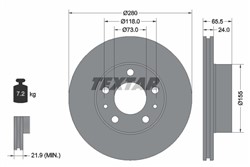 Bremžu diski TEXTAR 92305203
