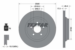 Bremžu diski TEXTAR 92309303