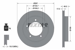 Bremžu disks TEXTAR 92314103 (pārdošanas vienība - 1 gab.)_0
