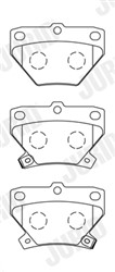 Brake Pad Set, disc brake 572450J