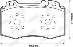 Brake Pad Set, disc brake 573092JC_2
