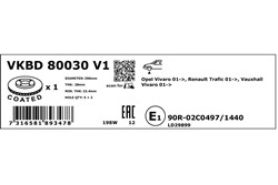 Brake disc VKBD 80030 V1_2