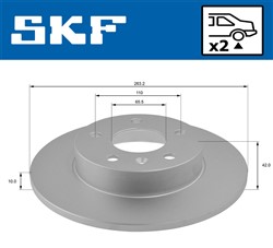 Brake disc VKBD 90115 S2_1