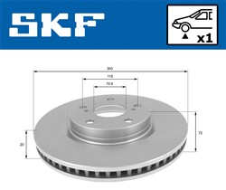 Brake disc VKBD 80129 V1_1