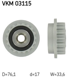Alternator Freewheel Clutch VKM 03115_1