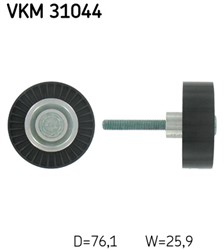 Deflection/Guide Pulley, V-ribbed belt VKM 31044_0