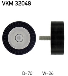 Deflection/Guide Pulley, V-ribbed belt VKM 32048