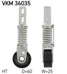 Multi-V belt tensioner SKF VKM 36035