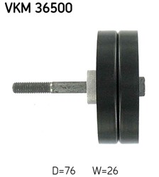 Deflection/Guide Pulley, V-ribbed belt VKM 36500_2