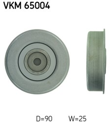 Deflection/Guide Pulley, V-ribbed belt VKM 65004_0
