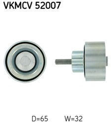 Deflection/Guide Pulley, V-ribbed belt VKMCV 52007