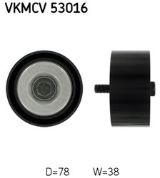 Deflection/Guide Pulley, V-ribbed belt VKMCV 53016_2