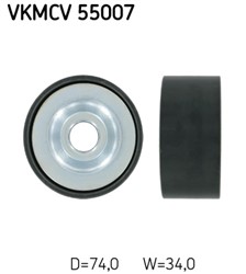 Deflection/Guide Pulley, V-ribbed belt VKMCV 55007_2