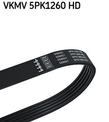V-Ribbed Belt VKMV 5PK1260 HD