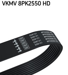 V-Ribbed Belt VKMV 8PK2550 HD