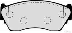 Brake Pad Set, disc brake J3601048_1