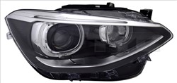 Headlamp R TYC 20-14075-06-2 (D1S/LED) no LED controller fits BMW 1 (F20), 1 (F21)