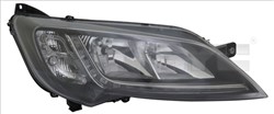 Headlight TYC 20-15671-16-2