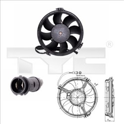 Fan, engine cooling TYC 802-0005