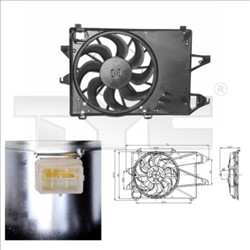 Fan, engine cooling TYC 810-0001_2