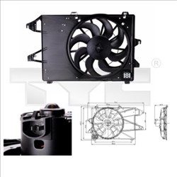 Fan, engine cooling TYC 810-0006_0