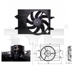 Fan, engine cooling TYC 810-0026_2