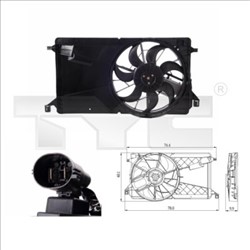 Fan, engine cooling TYC 820-0001_2