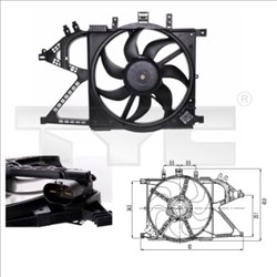 Fan, engine cooling TYC 825-0007_2
